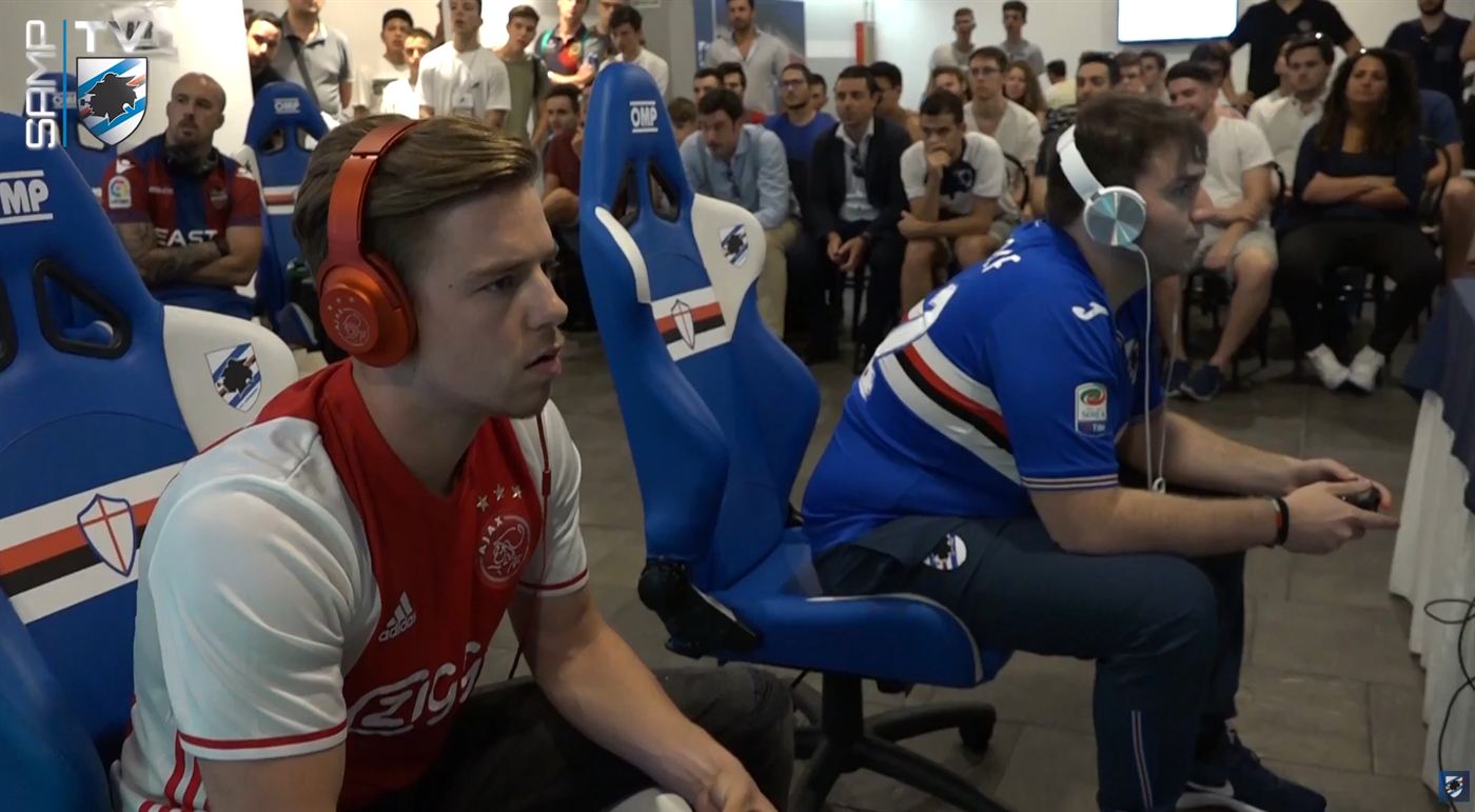 Evento per i tifosi allo stadio di Marassi — Genova · Sampdoria